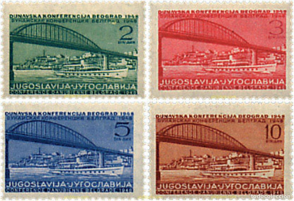 Sellos: 669939 HINGED YUGOSLAVIA 1948 CONFERENCIA DANUBIANA EN BELGRADO