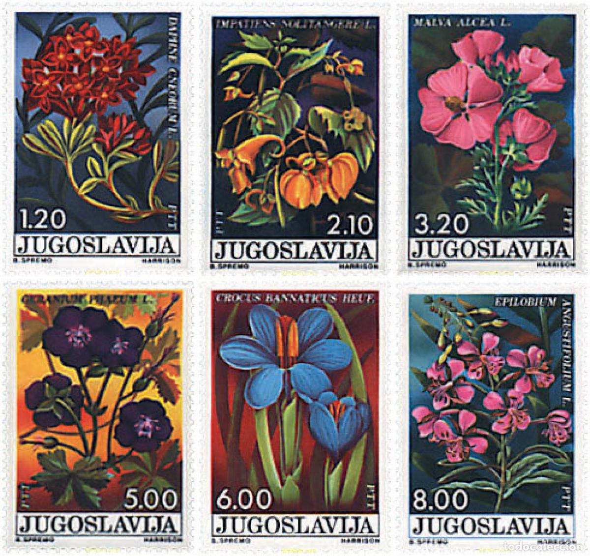 Sellos: 93057 MNH YUGOSLAVIA 1975 FLORES DEL BOSQUE