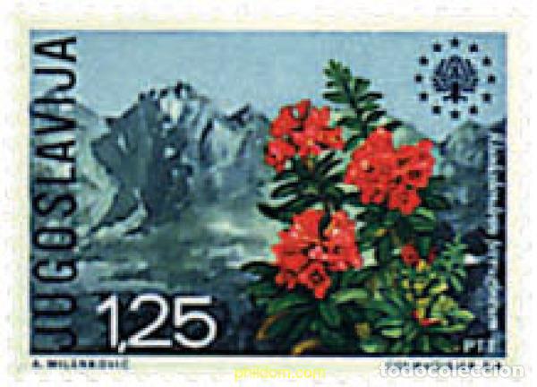 Sellos: 293698 MNH YUGOSLAVIA 1970 A&Ntilde;O EUROPEO PARA LA PROTECCION DE LA NATURALEZA