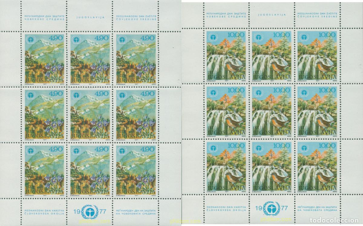 Sellos: 8179 MNH YUGOSLAVIA 1977 DIA INTERNACIONAL DE LA PROTECCION DEL MEDIO AMBIENTE