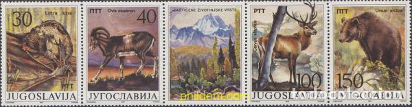 Sellos: 7008 MNH YUGOSLAVIA 1987 MAMIFEROS