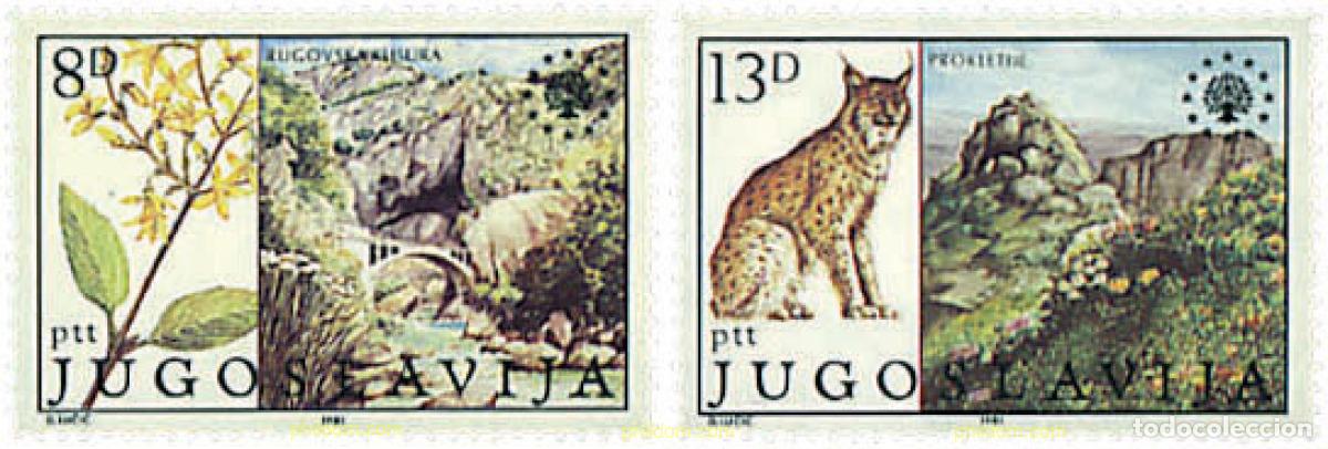 Sellos: 93066 MNH YUGOSLAVIA 1981 PROTECCION DEL MEDIO AMBIENTE