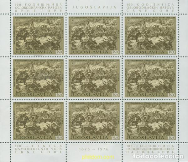 Selos: 11973 MNH YUGOSLAVIA 1976 CENTENARIO DE LA INSURRECCION DE MONTENEGRO