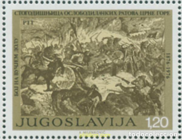 Selos: 67196 MNH YUGOSLAVIA 1976 CENTENARIO DE LA INSURRECCION DE MONTENEGRO