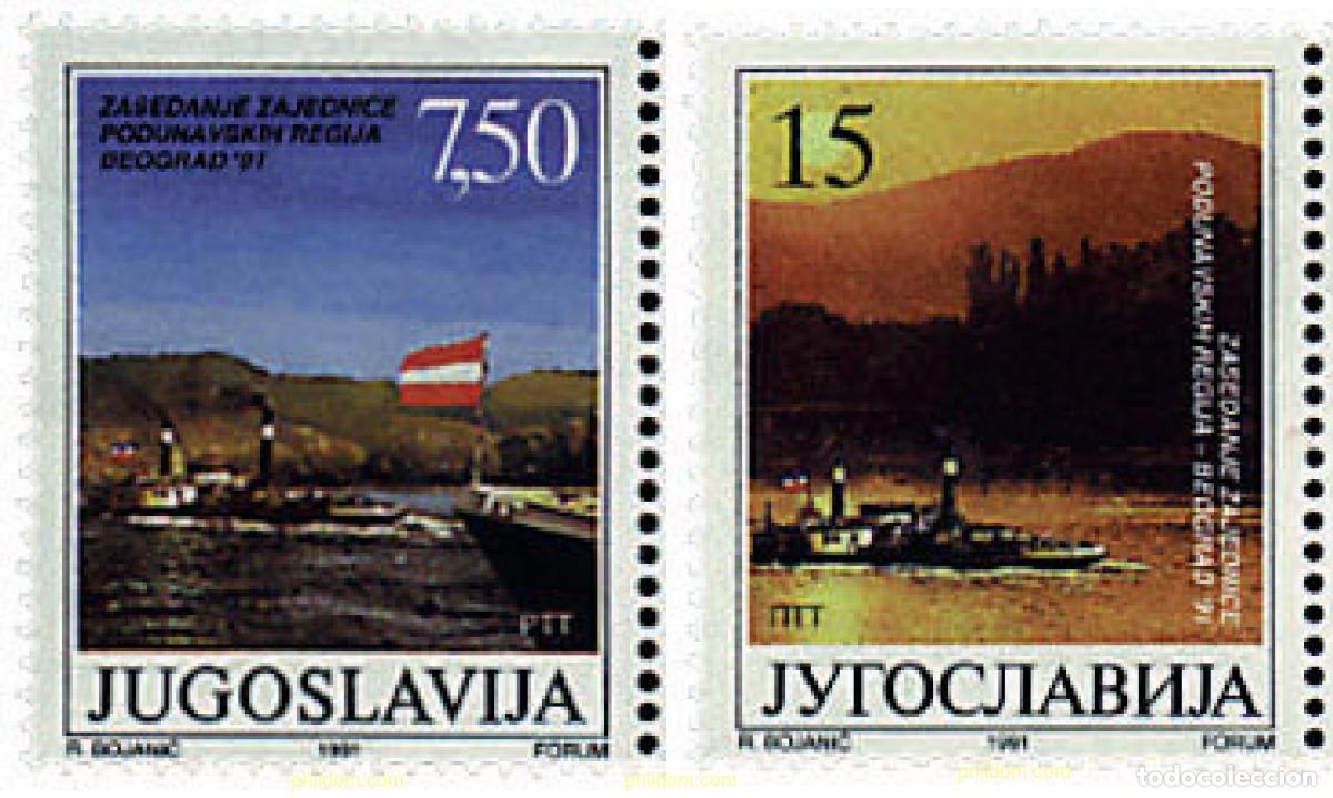 Stamps: 34354 MNH YUGOSLAVIA 1991 CONFERENCIA BELGRADO 91