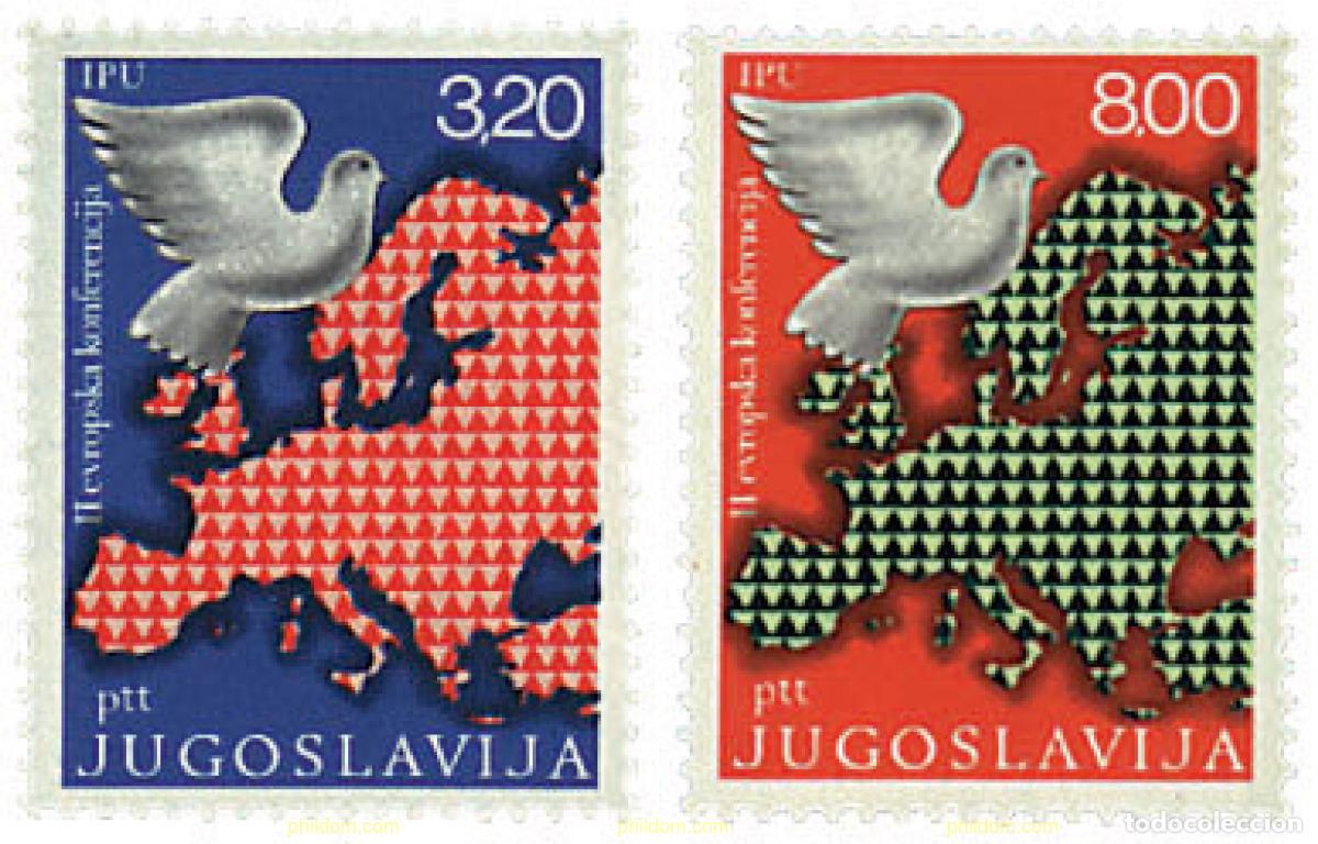 Sellos: 33915 MNH YUGOSLAVIA 1975 2 CONFERENCIA EUROPEA INTERPARLAMENTARIA
