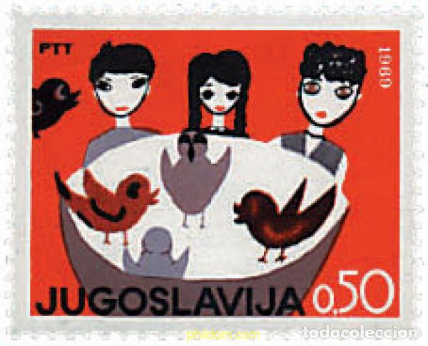 Sellos: 32034 MNH YUGOSLAVIA 1969 SEMANA DE LA INFANCIA
