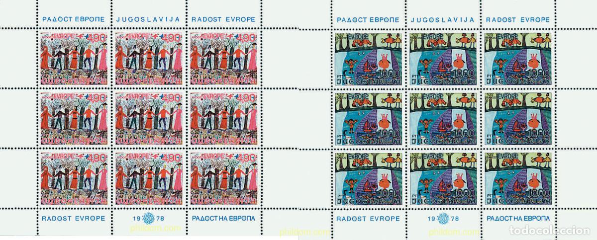 Sellos: 10609 MNH YUGOSLAVIA 1978 10 ENCUENTRO DE JOVENES DE EUROPA