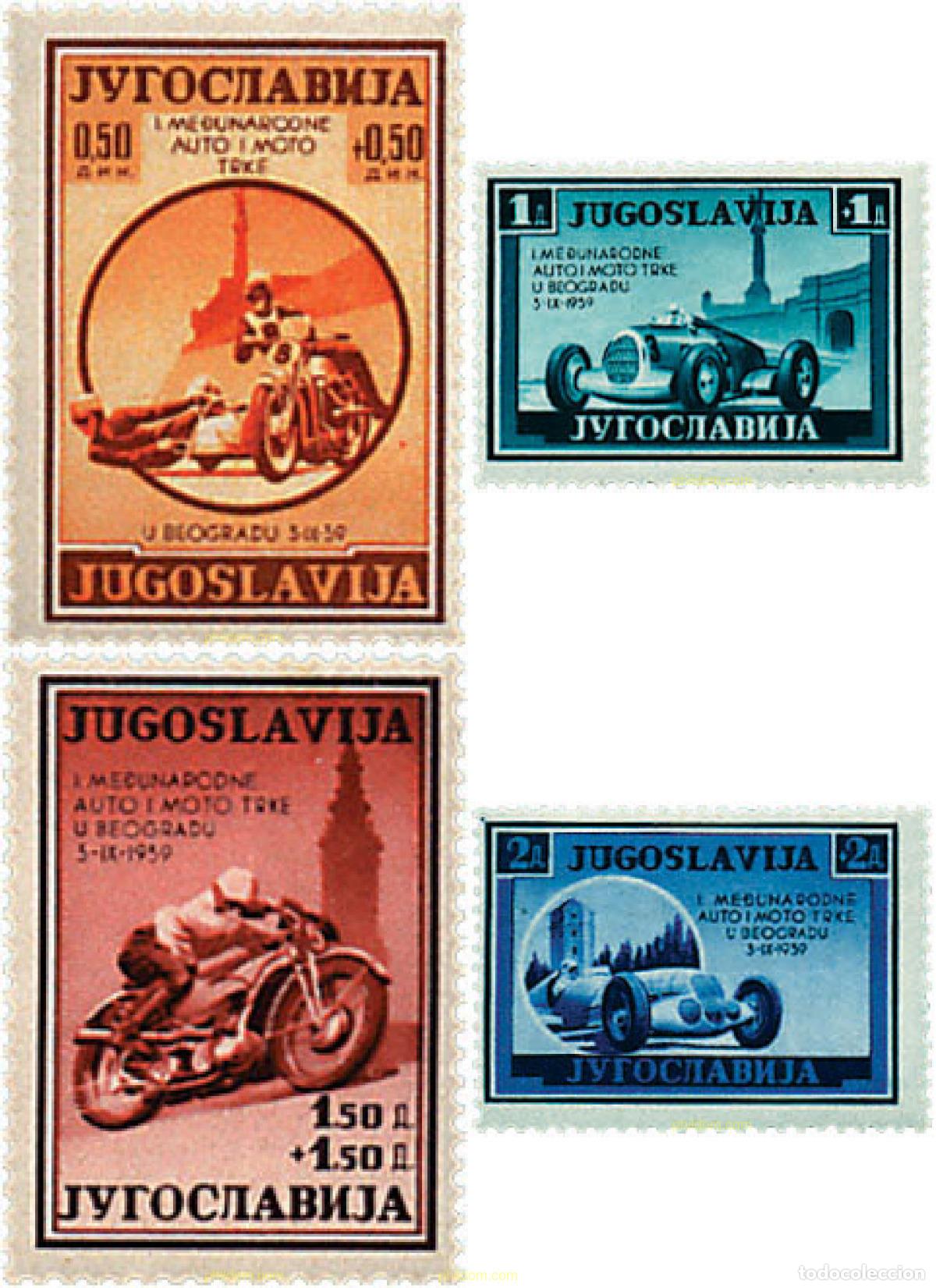 Selos: 47173 MNH YUGOSLAVIA 1939 1 CARRERA INTERNACIONAL DE AUTOMOVILES Y MOTOCICLETAS EN BELGRADO