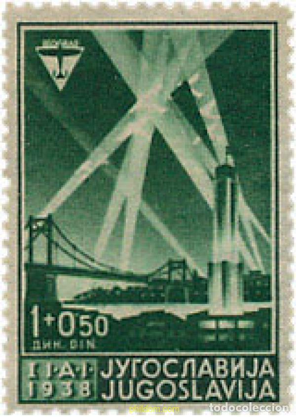 Selos: 667958 HINGED YUGOSLAVIA 1938 A BENEFICIO DEL AEROCLUB YUGOSLAVO