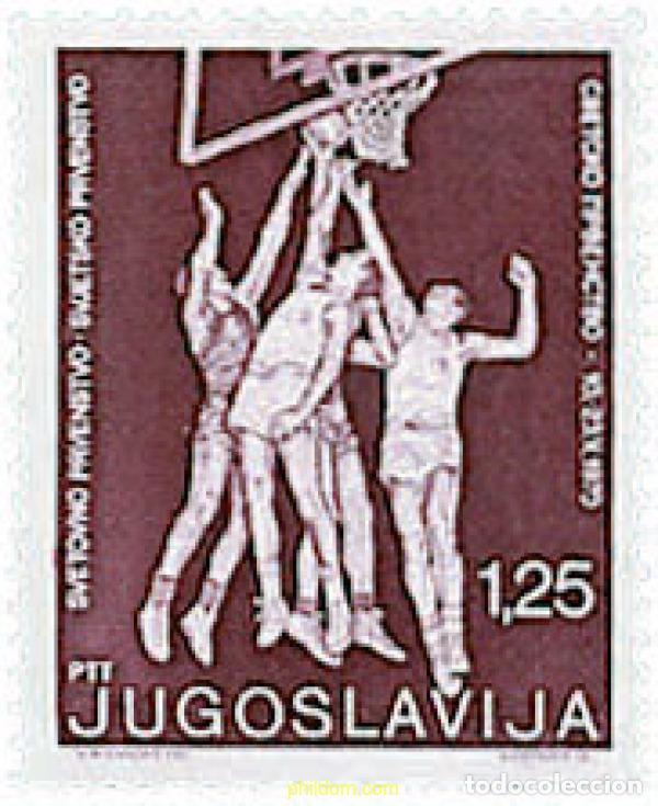 Sellos: 52022 MNH YUGOSLAVIA 1970 6 CAMPEONATO DEL MUNDO DE BALONCESTO