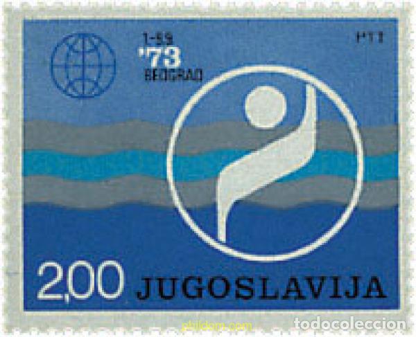 Sellos: 67187 MNH YUGOSLAVIA 1973 1 CAMPEONATOS DEL MUNDO DE NATACION Y DE WATERPOLO EN BELGRADO