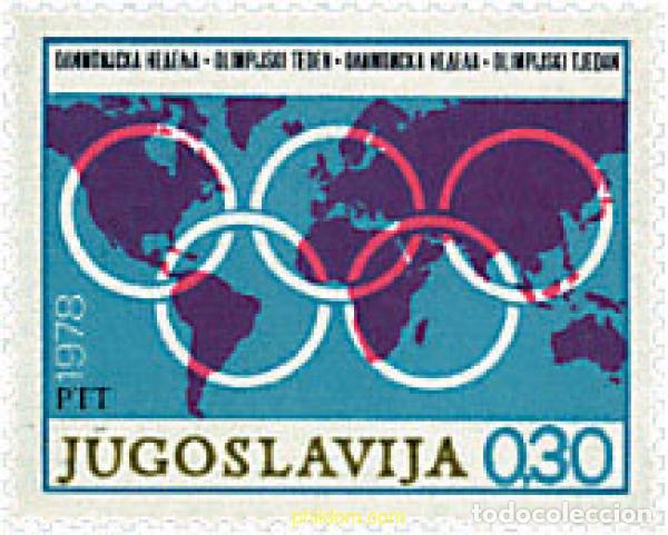 Sellos: 67209 MNH YUGOSLAVIA 1978 SEMANA OLIMPICA