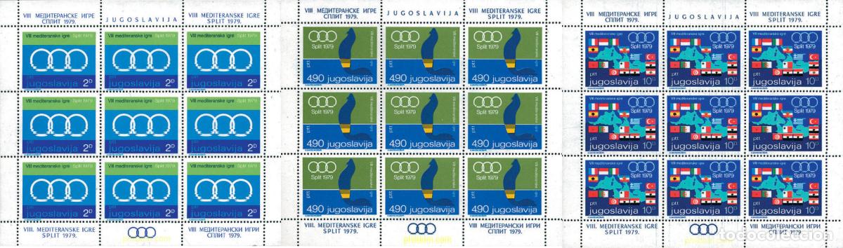 Stamps: 21277 MNH YUGOSLAVIA 1979 8 JUEGOS DEPORTIVOS MEDITERRANEOS EN SPLIT