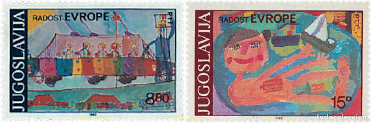 Sellos: 67223 MNH YUGOSLAVIA 1982 DIBUJOS INFANTILES