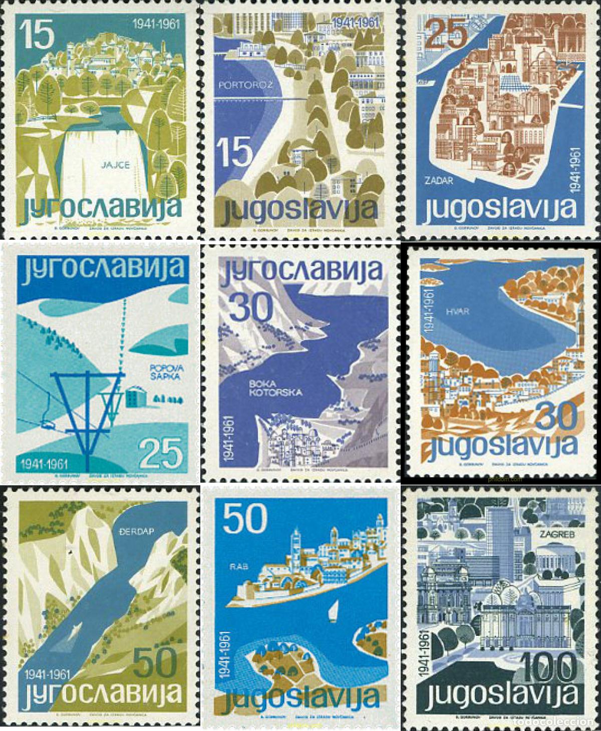 Sellos: 670181 MNH YUGOSLAVIA 1962 TURISMO