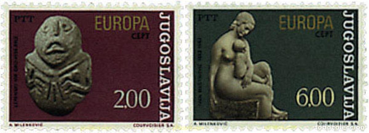 Stamps: 62268 MNH YUGOSLAVIA 1974 EUROPA CEPT. ESCULTURAS
