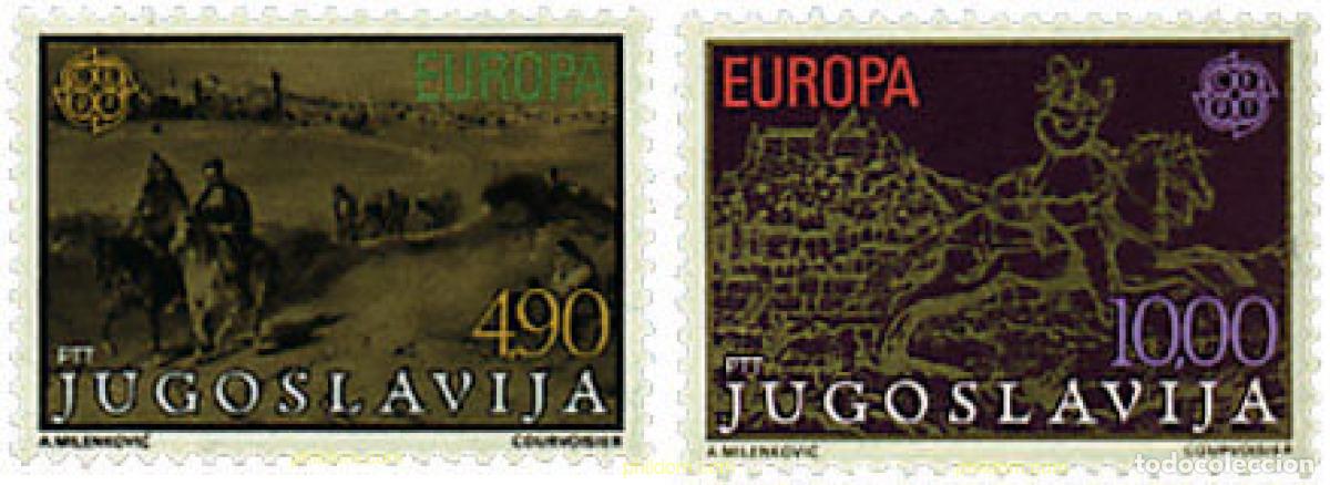 Stamps: 62399 MNH YUGOSLAVIA 1979 EUROPA CEPT. COMUNICACIONES