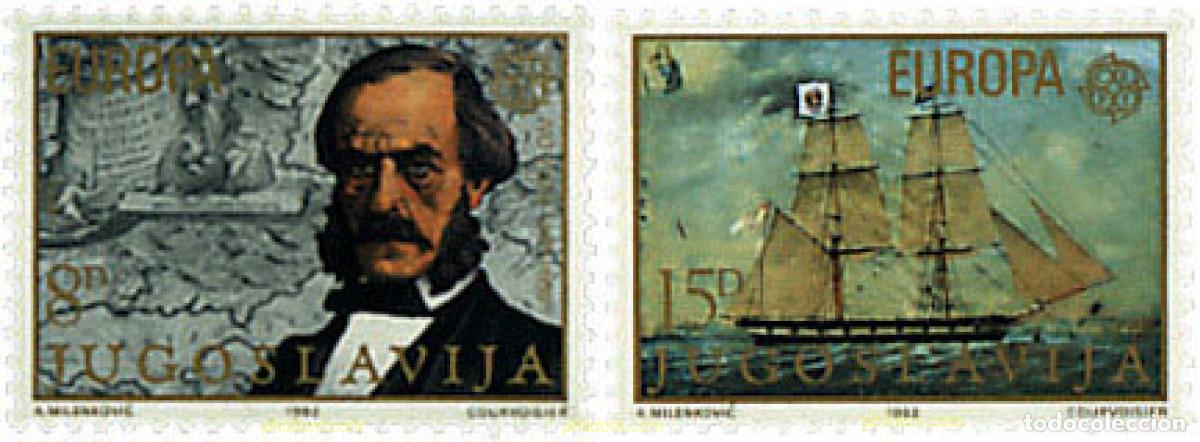 Stamps: 62507 MNH YUGOSLAVIA 1982 EUROPA CEPT. HISTORIA