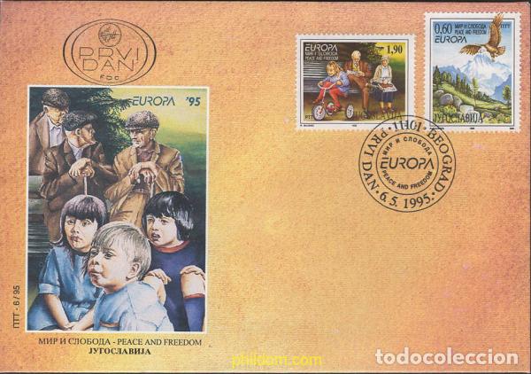 Sellos: 24483 MNH YUGOSLAVIA 1995 EUROPA CEPT. PAZ Y LIBERTAD