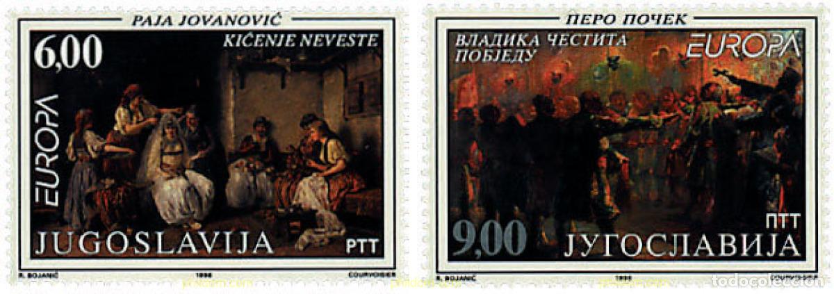 Sellos: 88809 MNH YUGOSLAVIA 1998 EUROPA CEPT. FESTIVALES Y FIESTAS NACIONALES