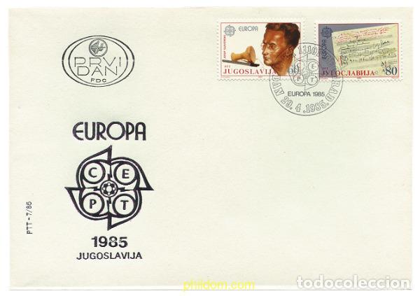 Sellos: 24071 MNH YUGOSLAVIA 1985 EUROPA CEPT. A&Ntilde;O EUROPEO DE LA MUSICA