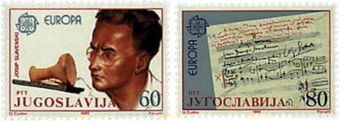 Sellos: 62608 MNH YUGOSLAVIA 1985 EUROPA CEPT. A&Ntilde;O EUROPEO DE LA MUSICA
