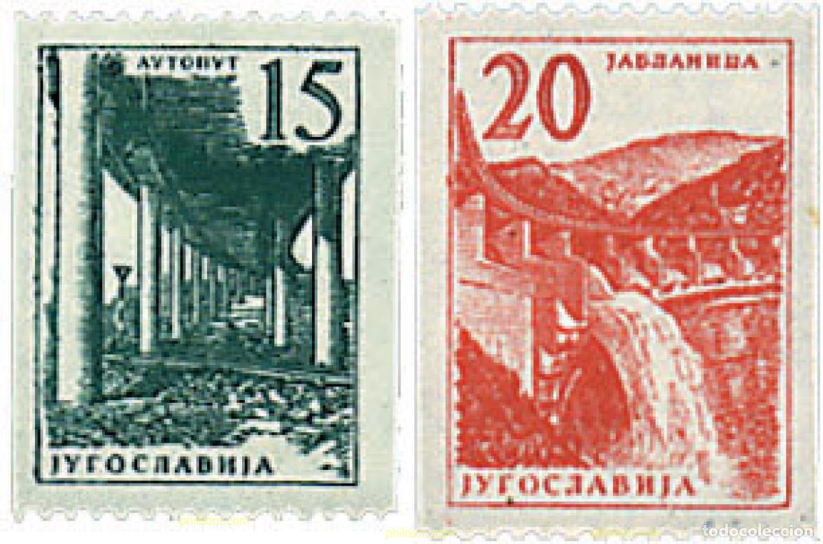 Briefmarken: 60303 MNH YUGOSLAVIA 1959 SERIE BASICA