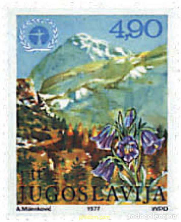 Sellos: 267612 MNH YUGOSLAVIA 1977 DIA INTERNACIONAL DE LA PROTECCION DEL MEDIO AMBIENTE