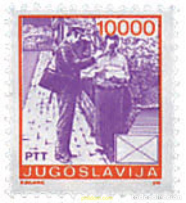Sellos: 672317 MNH YUGOSLAVIA 1989 EL CORREO