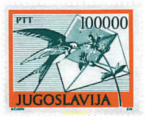 Sellos: 672319 MNH YUGOSLAVIA 1989 EL CORREO