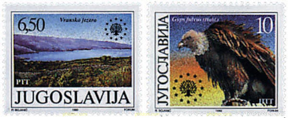 Stamps: 67315 MNH YUGOSLAVIA 1990 PROTECCION EUROPEA DE LA NATURALEZA