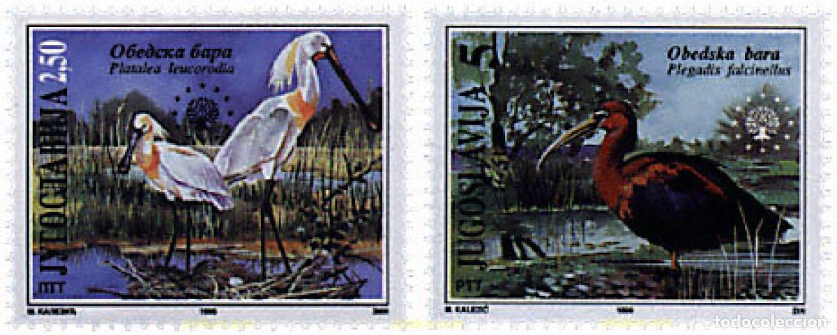 Sellos: 67351 MNH YUGOSLAVIA 1996 PROTECCION EUROPEA DE LA NATURALEZA