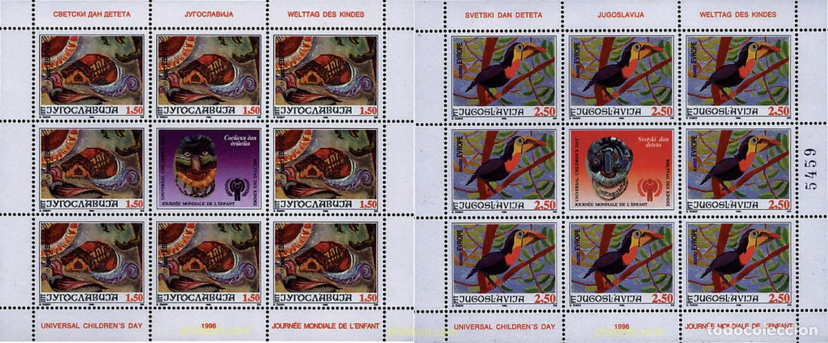 Sellos: 10556 MNH YUGOSLAVIA 1996 JOYAS DE EUROPA