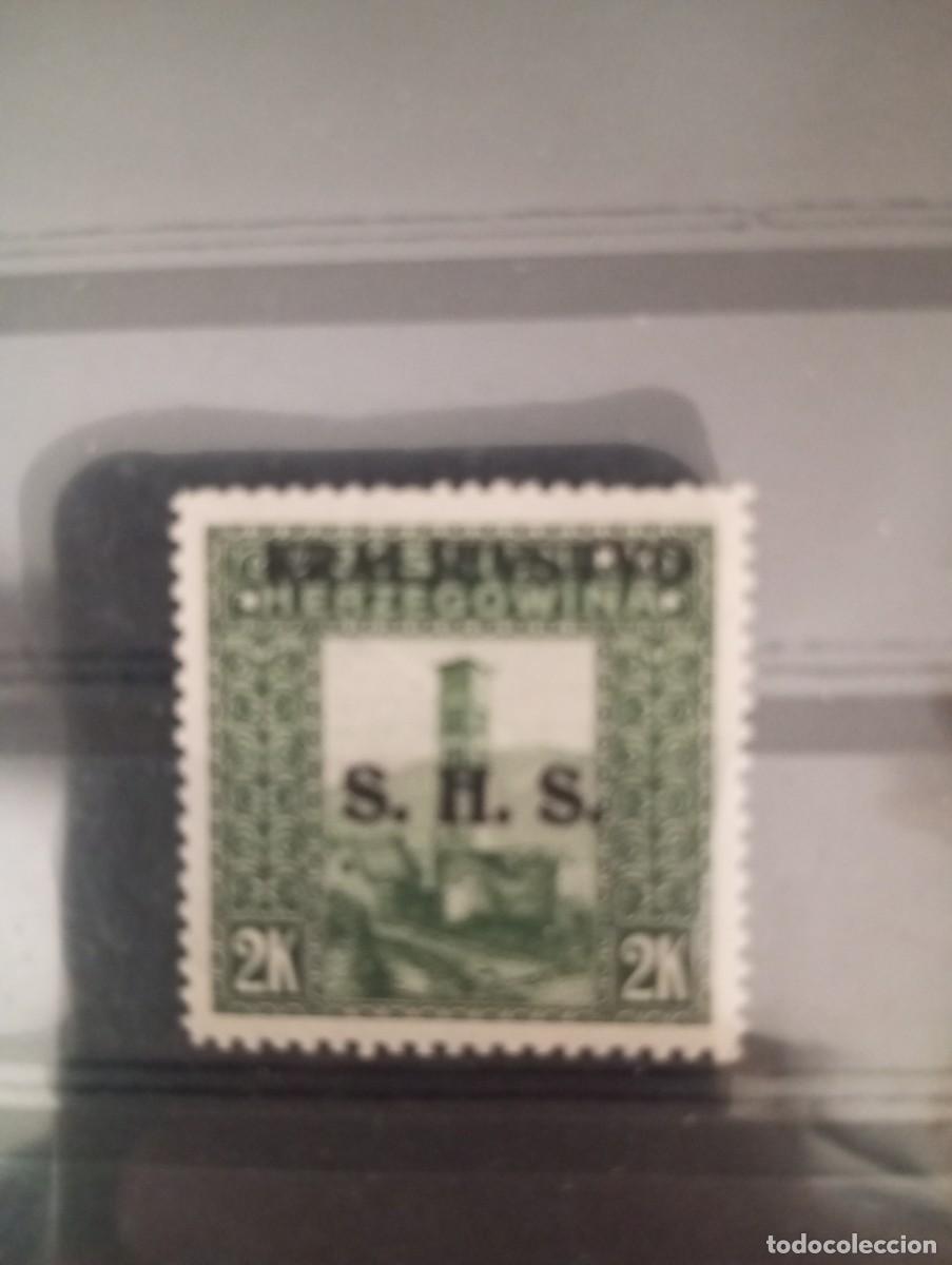 Sellos: YUGOSLAVIA, 1919, SELLOS DE BOSNIA HERZEGOVINA SOBRECARGADOS