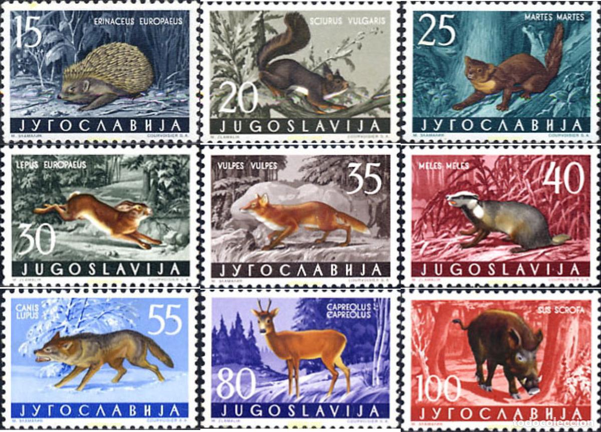 Sellos: 67157 MNH YUGOSLAVIA 1960 FAUNA