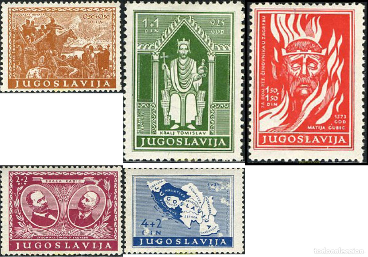 Sellos: 293740 HINGED YUGOSLAVIA 1940 PRO OFICINA DE CORREOS EN ZAGREB