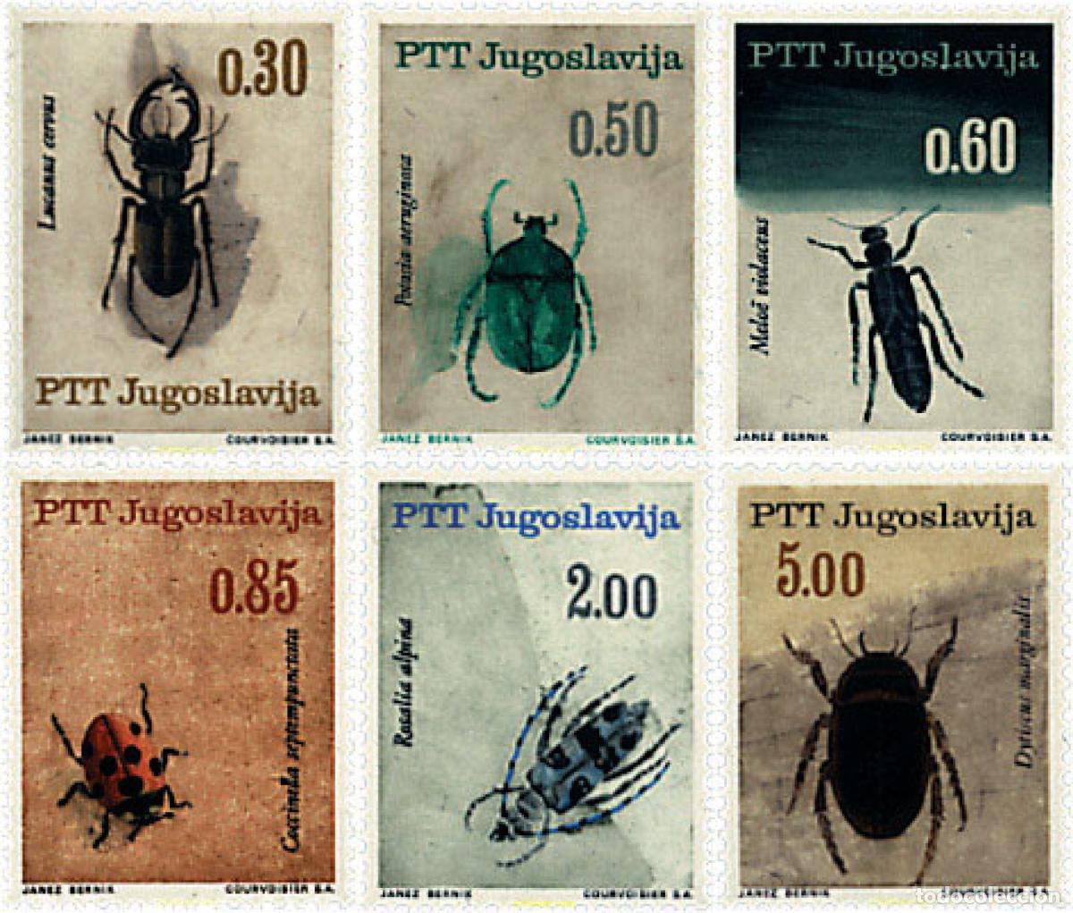 Sellos: 40995 MNH YUGOSLAVIA 1966 INSECTOS