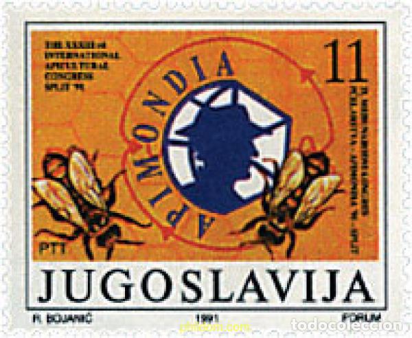 Briefmarken: 34353 MNH YUGOSLAVIA 1991 33 CONGRESO MUNDIAL DE APICULTURA