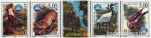 Sellos: 12022 MNH YUGOSLAVIA 1998 50 ANIVERSARIO DEL INSTITUTO PARA LA PROTECCION DE LA NATURALEZA SERBIA