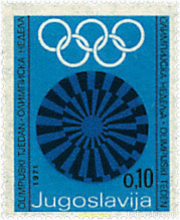 Selos: 67178 MNH YUGOSLAVIA 1971 SEMANA OLIMPICA