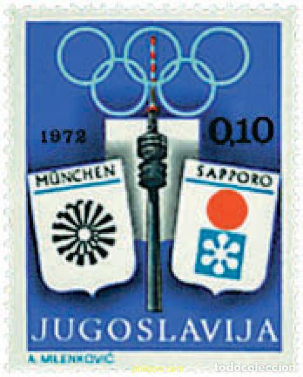 Briefmarken: 72802 MNH YUGOSLAVIA 1972 SEMANA OLIMPICA