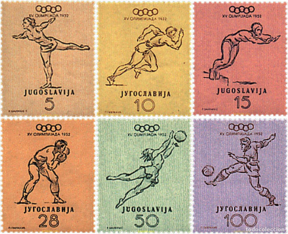 Briefmarken: 293771 HINGED YUGOSLAVIA 1952 15 JUEGOS OLIMPICOS VERANO HELSINKI 1952