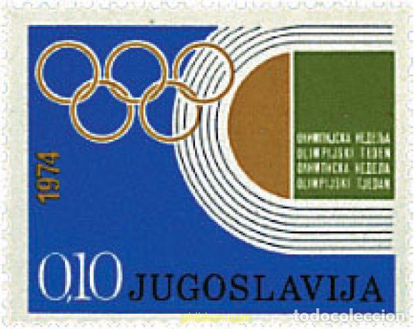 Sellos: 67190 MNH YUGOSLAVIA 1974 SEMANA OLIMPICA