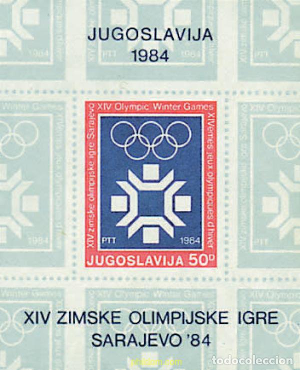 Selos: 71161 MNH YUGOSLAVIA 1983 14 JUEGOS OLIMPICOS INVIERNO SARAJEVO 1984