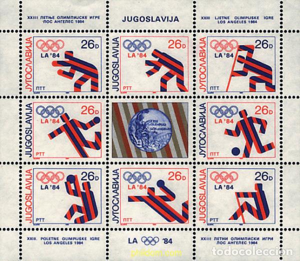Francobolli: 233535 MNH YUGOSLAVIA 1984 23 JUEGOS OLIMPICOS VERANO LOS ANGELES 1984