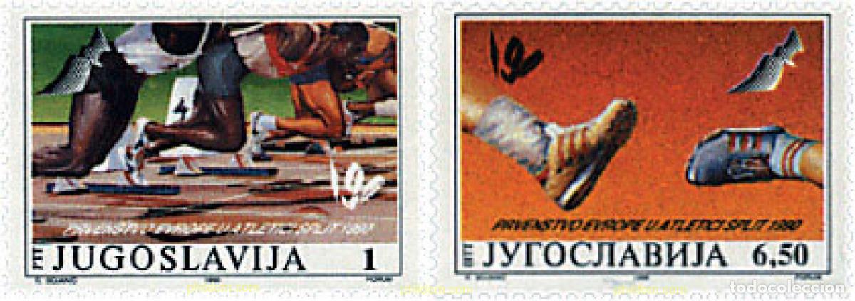 Briefmarken: 67320 MNH YUGOSLAVIA 1990 CAMPEONATOS DE EUROPA DE ATLETISMO EN SPLIT