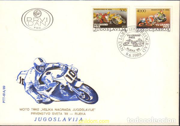 Sellos: 376518 MNH YUGOSLAVIA 1989 GRAN PREMIO DE YUGOSLAVIA DE MOTOCICLISMO EN RIJEKA