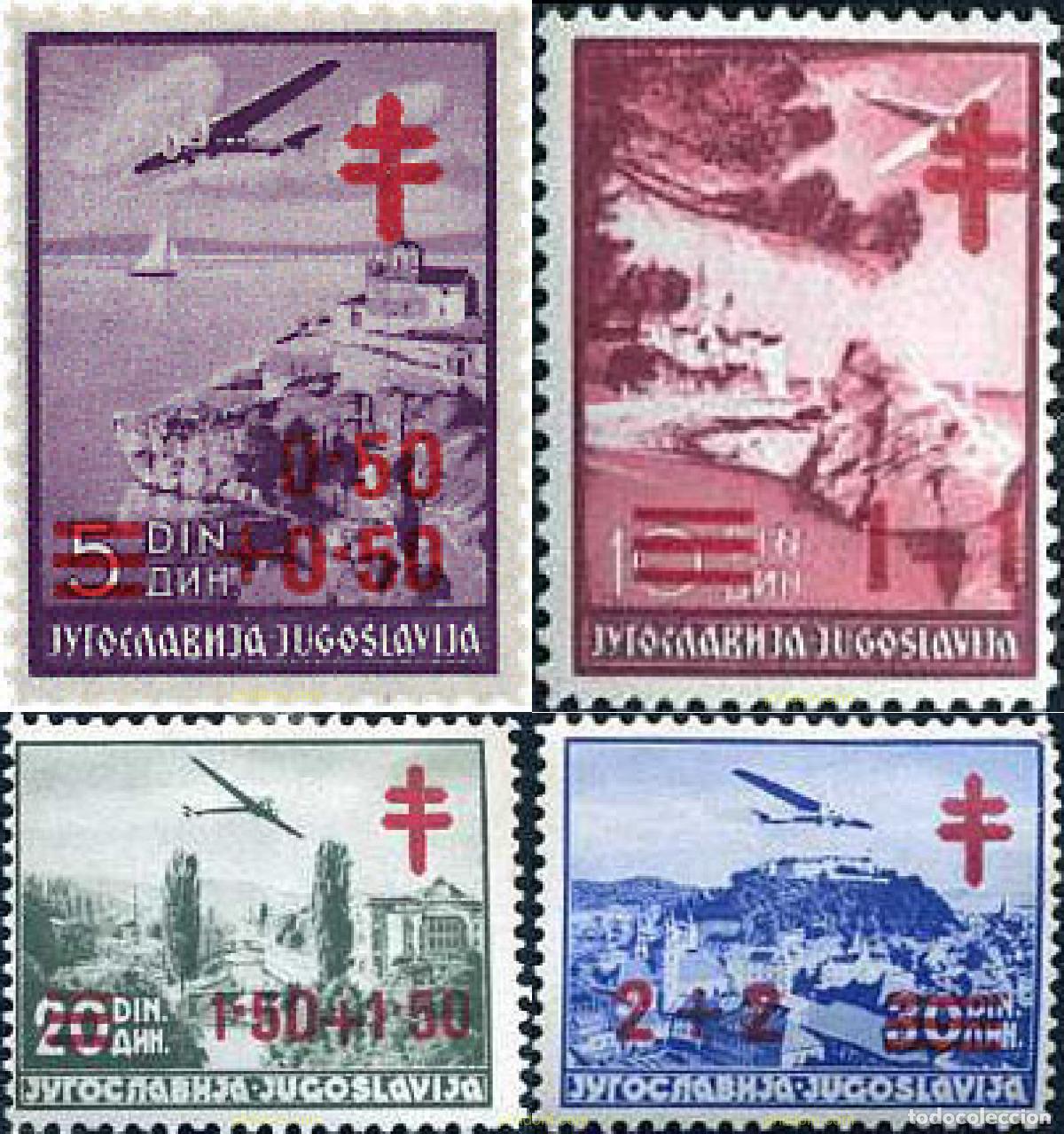 Stamps: 638174 HINGED YUGOSLAVIA 1940 PRO CRUZ ROJA