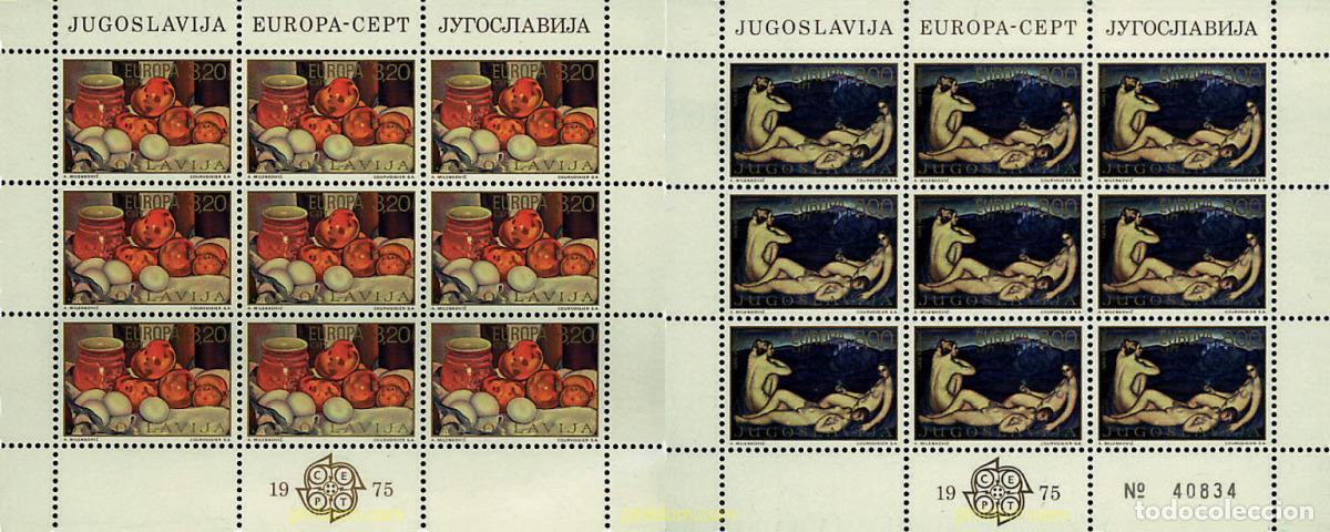 Sellos: 8898 MNH YUGOSLAVIA 1975 EUROPA CEPT. PINTURAS